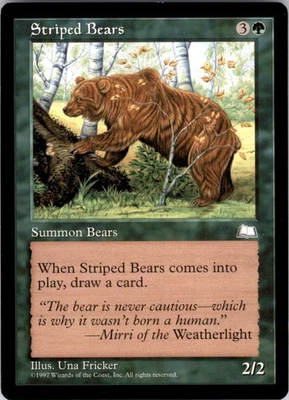 Weatherlight Striped Bears - Image 1 of 2