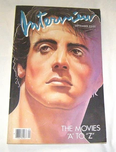 Interview Magazine September 1985 Sylvester Stallone Andy Warhol - Picture 1 of 3