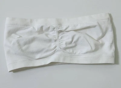 Sujetador bandeau activo material niña junior para mujer talla S/M forrado blanco Foto 1 de 4