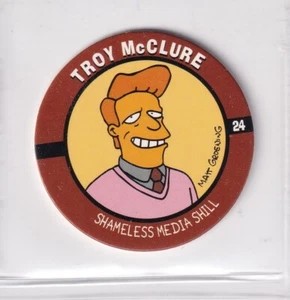 Troy McClure 1994 The Simpsons Skybox Pog #24 - Picture 1 of 2