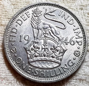 1939-1946 King George VI English-Scottish Silver Shilling AU-Unc Coin Pick Yours - Bild 1 von 51