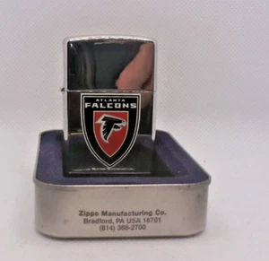 Alanta Falcons Chrome Shield 2005 Zippo LIghter - Picture 1 of 4
