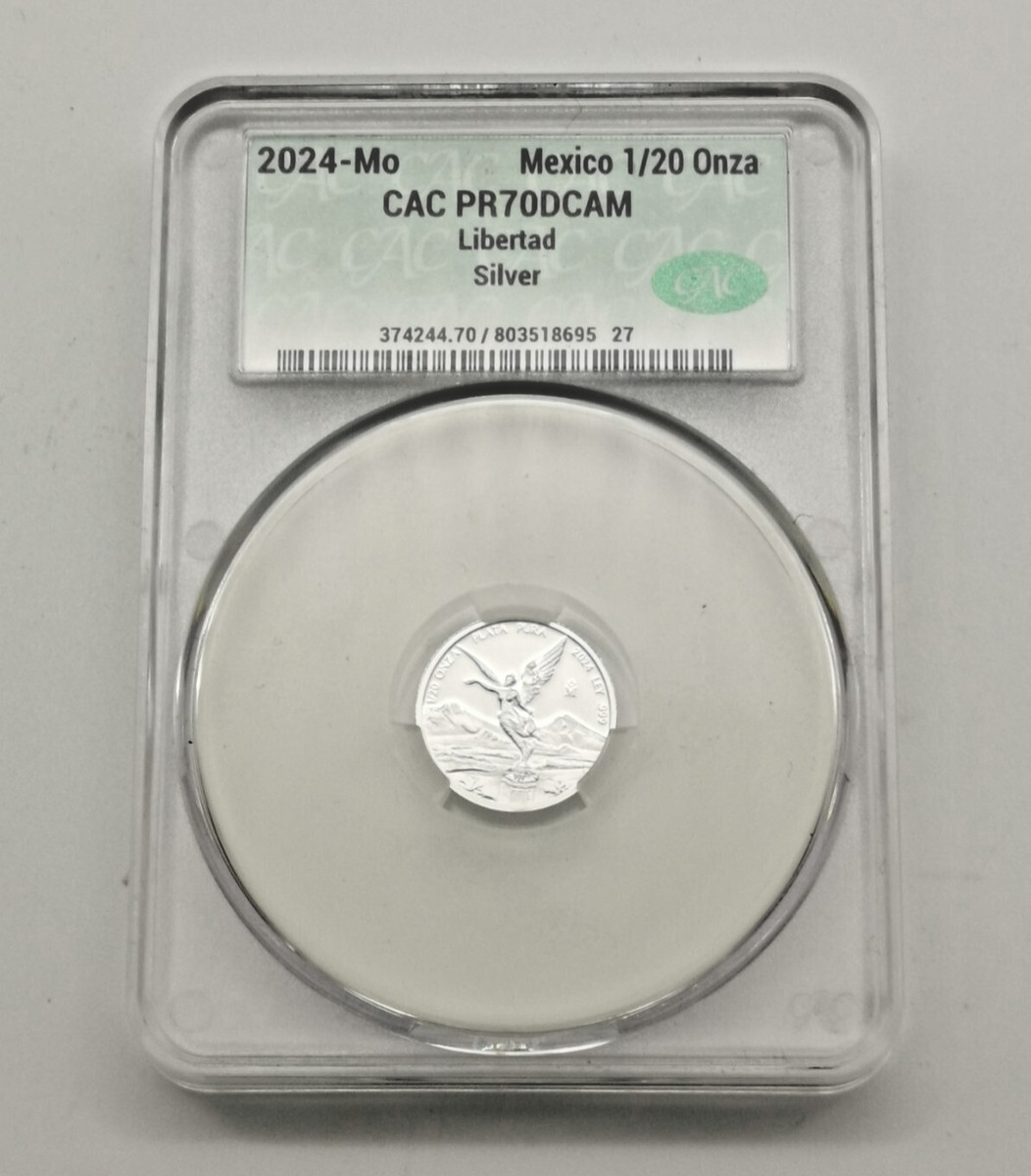 Mexican Libertad Silver Bullion Coins 1/20 oz Precious Metal