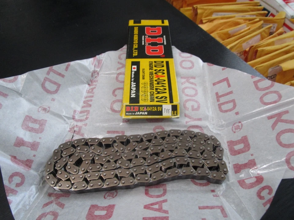 DID ЦЕПЬ КУЛАЧКА ДВИГАТЕЛЯ TRIUMPH HONDA DAYTONA SCA-0412A SV146LE 146 ЗВЕНЬЕВ - Изображение 1 из 2