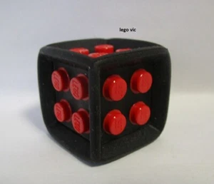 Lego 64776pb01 Black Die Cube Games Board Games 3866 3865 3862 3860 MOC A1 - Picture 1 of 1