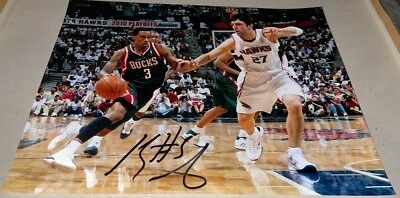 Brandon Jennings Milwaukee Bucks In Six Signed 11x14 Photo Proof COA 3 - Image 1 of 4
