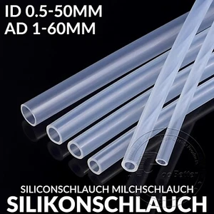 Transparent Silikonschlauch lebensmittelecht Siliconschlauch Milchschlauch - Bild 1 von 5