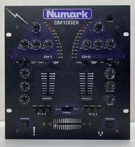 Numark DM1002X Preamp DJ Scratch Mixer Stereo 4 Phono 2 Line UNTESTED READ - Picture 1 of 12