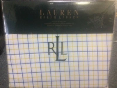 BRAND NEW RALPH LAUREN BOYLESTON PLAID QUEEN SIZE SHEET SET  - Image 1 of 3