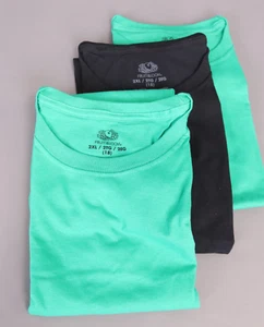 Fruit of the Loom Boys Sleeveless Muscle Shirts  3 Pack (GREEN AND BLACK) 2XL - Picture 1 of 4