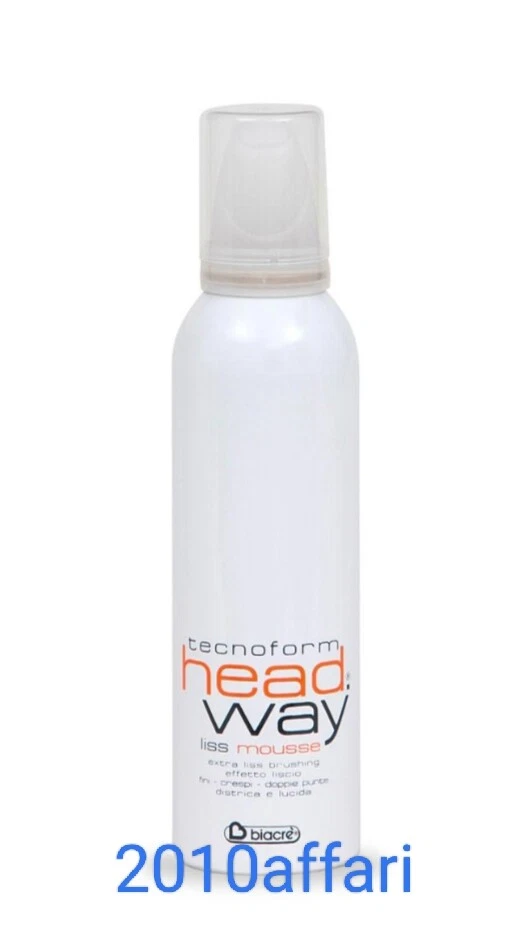 LISS MOUSSE TECNOFORM HEAD WAY BIACRE' 200 ML EFFETTO LISCIO DISTRICA E LUCIDA