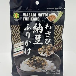 Kinjirush Gluten Free Wasabi Natto Furikake 30g - Picture 1 of 2