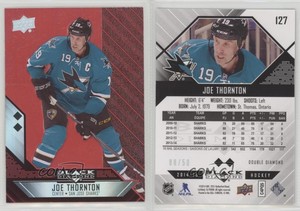 2014-15 Upper Deck Black Diamond Star Rubies /50 Joe Thornton #127