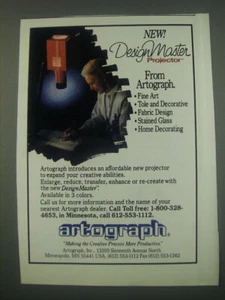 1991 Artograph DesignMaster Projector Advertisement - Picture 1 of 1