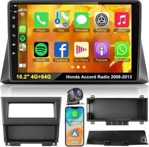 Android 13 Car Stereo for Honda Accord 2008-2013 4G RAM+64G ROM, 10.2 Inch IPS T - Picture 1 of 19