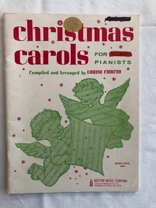 VTG Christmas Carols For Little Pianists by Louise Curcio Songbook - Picture 1 of 6