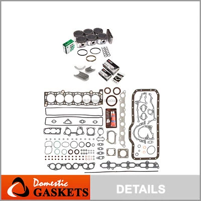 Conjunto completo de junta rolamentos pistões ajuste 87-92 Toyota Supra Turbo 3.0L DOHC 7MGTE - Imagem 1 de 4