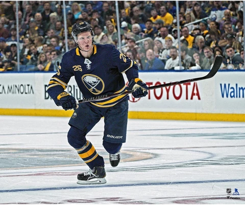 Rasmus Dahlin Buffalo Sabres Unsigned NHL Debut Skating 20" x 24" Photo Cover