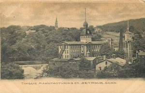 SEYMOUR CONNECTICUT - TINGUE MANUFACTURING CO. - OLD UNDIVIDED BACK POSTCARD - Picture 1 of 2