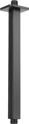 Ceiling Mounted Shower Arm, Rain Shower Head Square Extension Arm with Flange  - Image 1 of 4