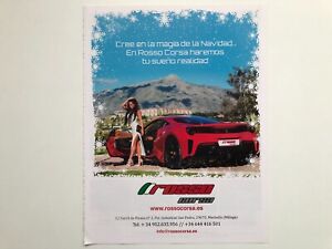 SEXY FERRARI 458 ITALIA Advertising Pubblicita Autowerbung Werbeanzeige
