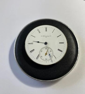 ANTIQUE 1904 ELGIN WATCH CO. POCKET WATCH MOVEMENT & DIAL 16s 7j  - Picture 1 of 5