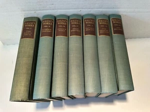 Honore De Balzac’s Works 1906 The Century Company 7 Volumes Complete Set FINE - Picture 1 of 12