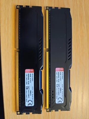 HYPER X FURY 8GB (4x2 Kit) DDR3 RAM HX316C10FBK2/8 - Image 1 of 4
