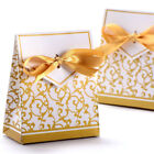  50 Pcs Small Gift Boxes Wedding Favor with Ribbon Candy Dream