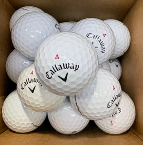 24 Callaway Chrome Soft White 5A AAAAA Mint Used Golf Balls - Picture 1 of 2