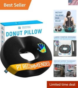 Donut Pillow Coccyx Seat Cushion for Tailbone Pain Relief, Back, Hip Pain, He... - Picture 1 of 10