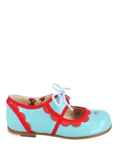 Scarpe eleganti Gucci bambina con orlo smerlato
