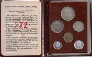 manueduc SPAIN OFFICIAL WALLET FNMT 1972 PROOF Francisco Franco - Picture 1 of 1