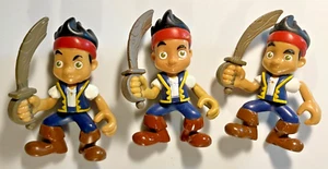 2013 Mattel Disney JR Jake and the Neverland Pirate Jake Action Figure Lot of 3! - Picture 1 of 3