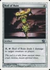 FOIL Rod of Ruin | MtG Magic 8th Edition | English | Near Mint