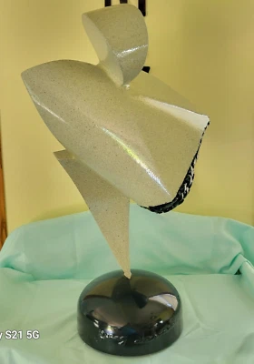 Винтажная современная абстрактная металлическая художественная скульптура — Джерри Шмидт - Изображение 1 из 4