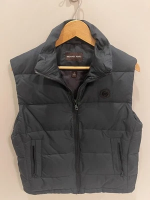Michael Kors Puffer Vest Size Grey Mens SZ M - Image 1 of 3