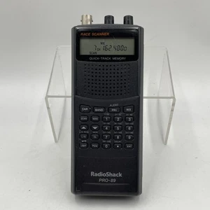 RadioShack PRO-89 200 canali portatile NASCAR scanner da corsa VHF Air UHF 800 MHz - Foto 1 di 8