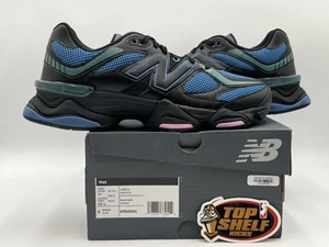 DS New Balance 9060 Black Blue Agate 2024 Size 11 Authentic Trainer Low Runner - Picture 1 of 9