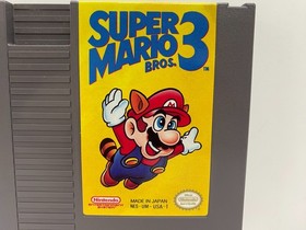 1985 Nintendo Super Mario Bros. 3 Video Game Cartridge In Sleeve Excellent!