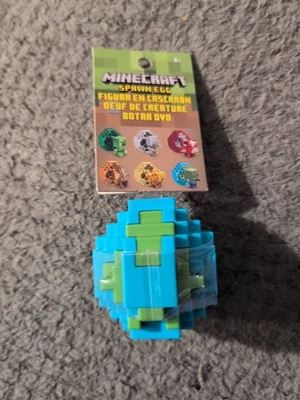 Minecraft spawn egg figure ASSORTMENT Creeper, Skeleton, Rabbit, Ocelot, Zombie - Image 1 of 4