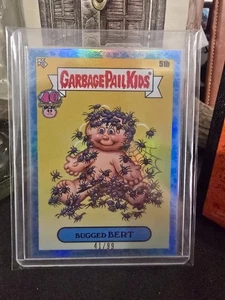 2025 Worst Of Garbage Pail Kids 40th Anniversary BUGGED BERT #51b blau #41/99 - Bild 1 von 2