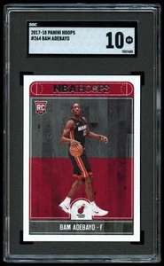 2017-18 Panini Hoops #264 Bam Adebayo SGC 10 GEM MINT Rookie RC - Picture 1 of 2