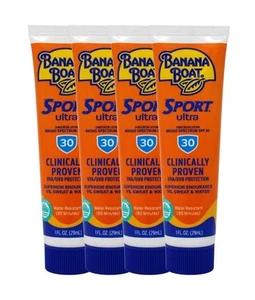 Banana Boat Sport Performance Sunscreen Lotion, SPF 30 1 oz (29 g) (Pack of 4) - Picture 1 of 4