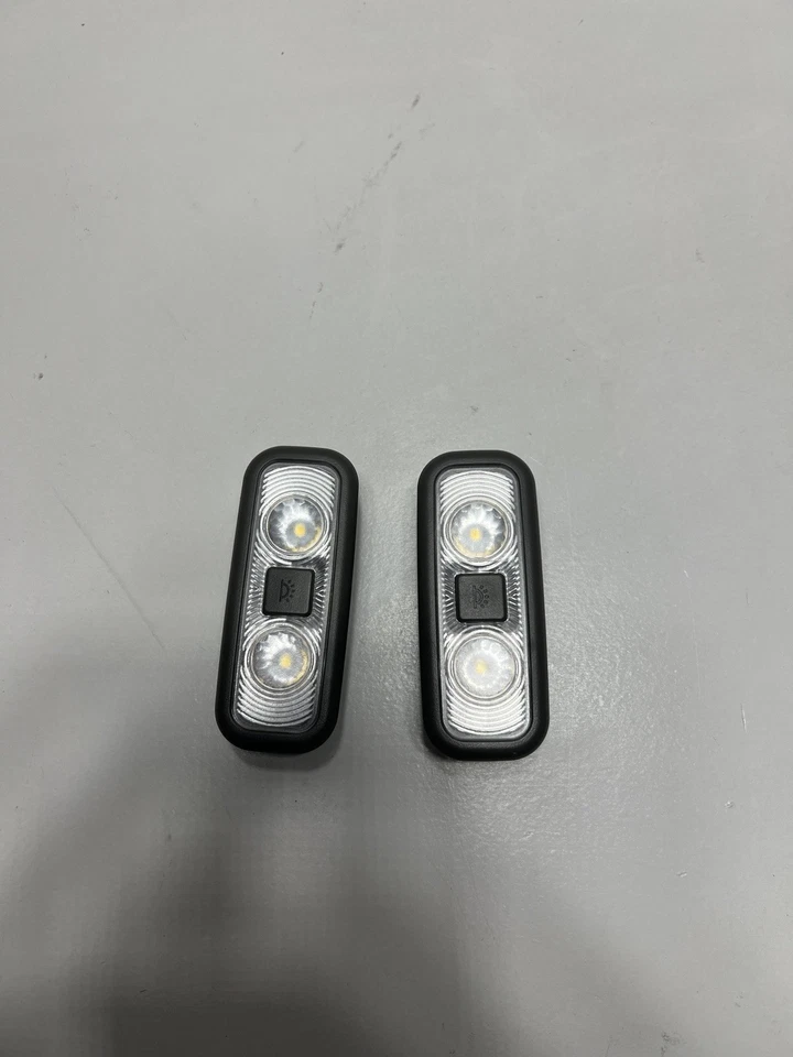 2021-25 FORD F-150 F-250 F-350 JUEGO TRASERO TECHO DOMO LUZ LÁMPARA DE LECTURA OEM Foto 1 de 3