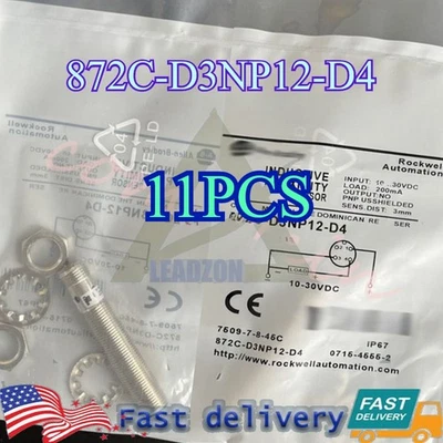 11PCS 872C-D3NP12-D4 Proximity Switch Sensor For Allen Bradley 10~30V 2000mA - Image 1 of 4