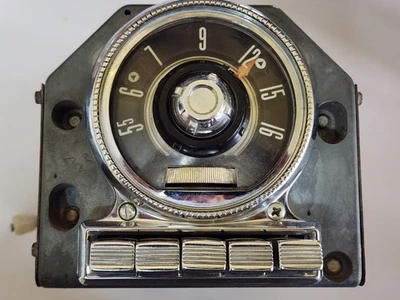 Tested Working Vintage 1955 1956 Ford Radio 5MF Model 15D531446 - Image 1 of 4