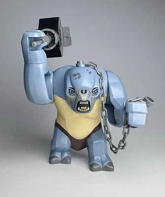 LEGO® Cave Troll Minifigure w/ Club – LOTR Big Fig Mines of Moria 9473 EXCELLENT - Image 1 of 4