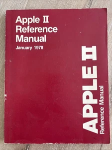 APPLE II REFERENCE MANUAL January 1978 PB Part #030-0004-00 Computer Vintage - Picture 1 of 15