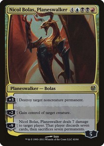 Nicol Bolas, Planeswalker FOIL Ajani vs. Nicol Bolas HEAVILY PLD CARD ABUGames